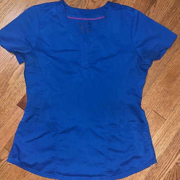 healing hands Tops - Healing hands Purple label Royal blue color scrub top size small
